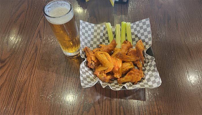 Ruby's Family Restaurant in Minnesota chicken wings and ice cold beer