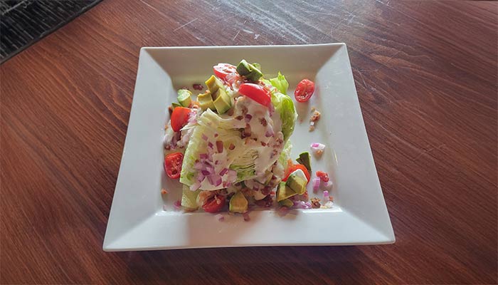 Ruby's Family Restaurant in Minnesota wedge salad lunch