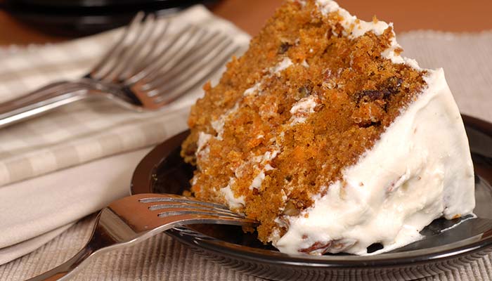 Ruby's Family Restaurant in Minnesota carrot cake dessert